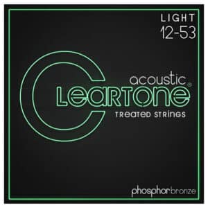 Acoustic Guitar Strings - Cleartone 7412 - Phosphor Bronze - Light - 12-53
