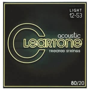 Acoustic Guitar Strings - Cleartone 7612 - 80/20 Bronze - Light - 12-53
