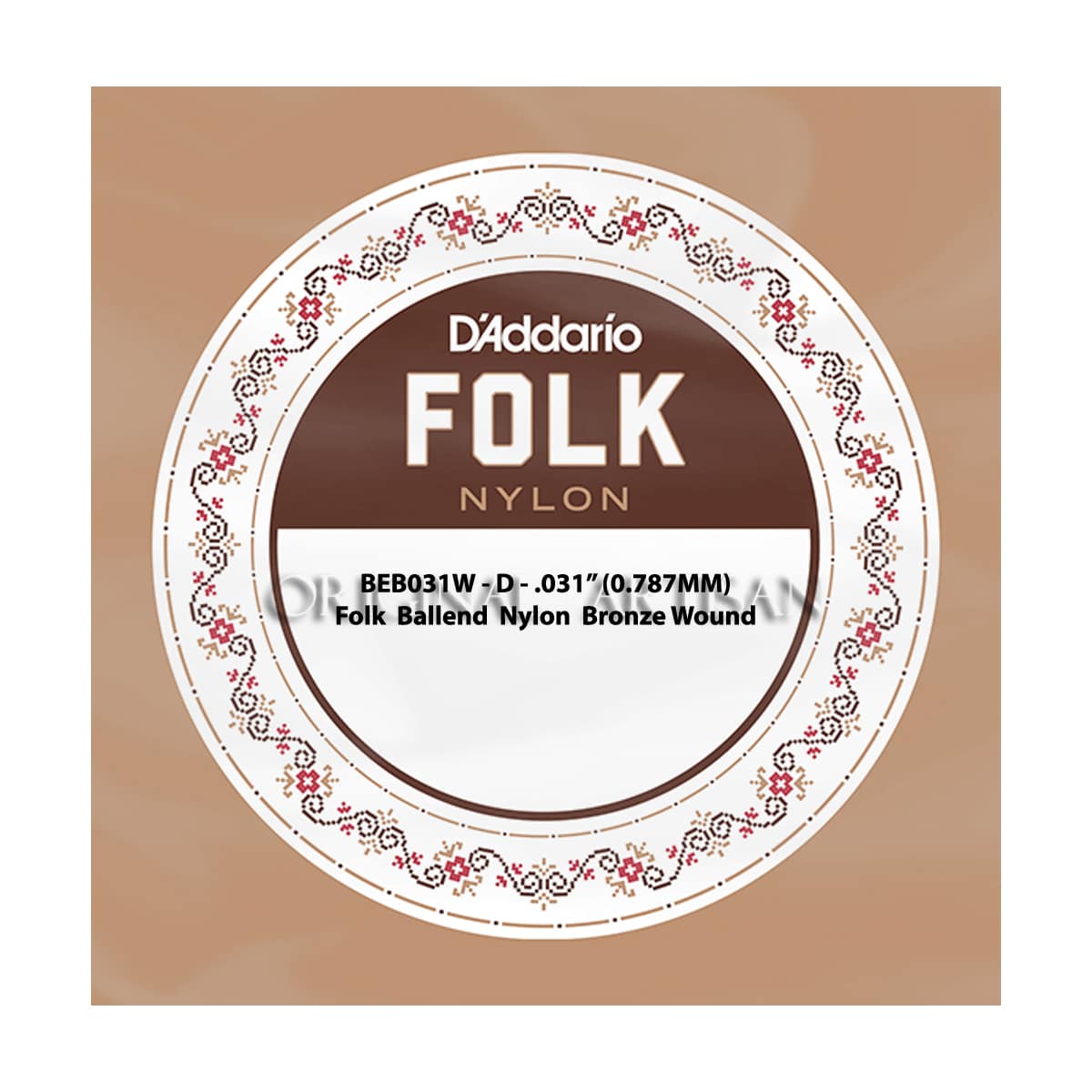 Ukulele – D'Addario Folk Nylon Bronze Wound Single Low G String for Tenor & Baritone Ukulele – End – BEB031W