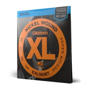 Bass Guitar Strings – D’Addario EXL160BT – Balanced Tension – Long Scale – Nickel Wound – Medium – 50-120 2