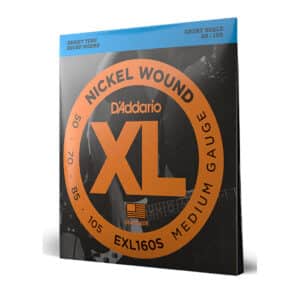 Bass Guitar Strings – D’Addario EXL160S – Short Scale – Nickel Wound – Medium – 50-105 2