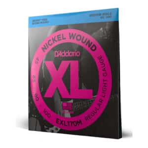 Bass Guitar Strings – D’Addario EXL170M – Medium Scale – Nickel Wound – Regular Light – 45-100 2