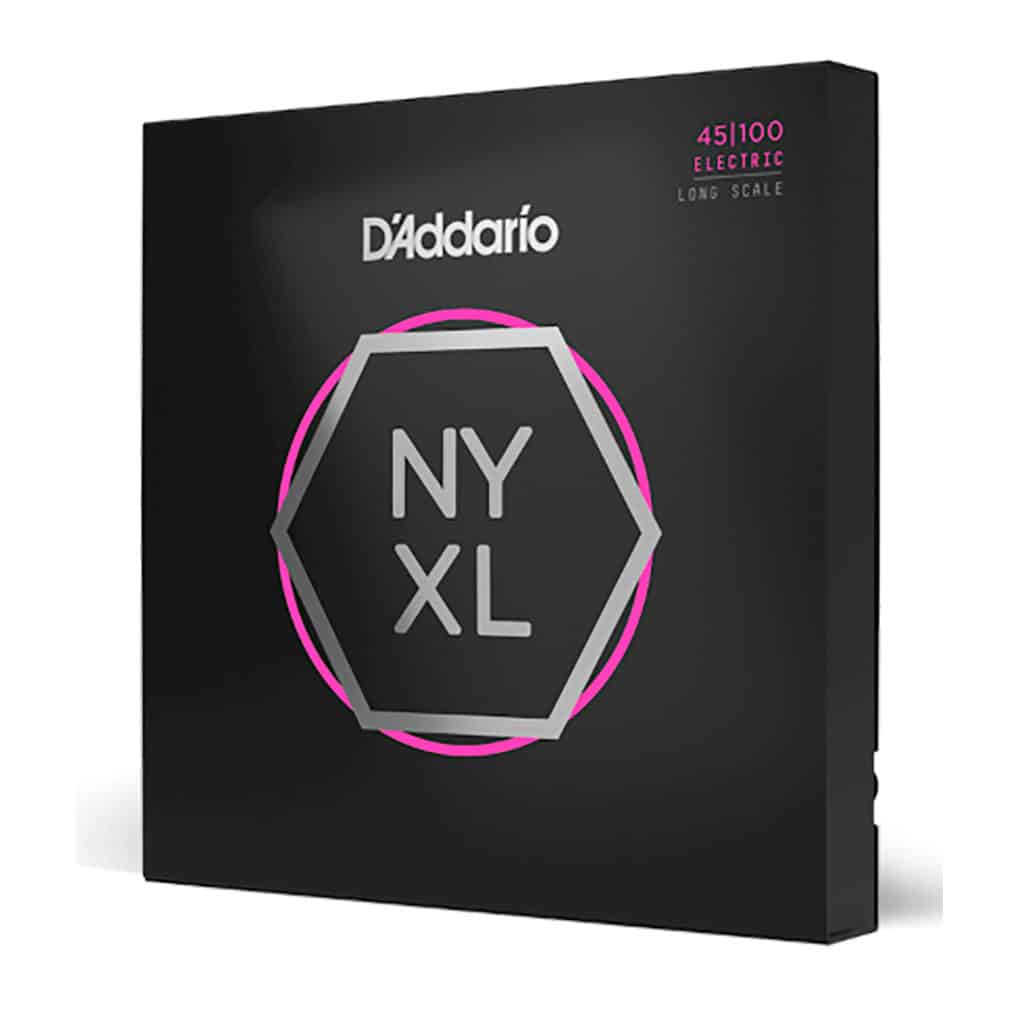 Bass Guitar Strings – D’Addario NYXL45100 – Long Scale – Nickel Wound – Regular Light – 45-100 2