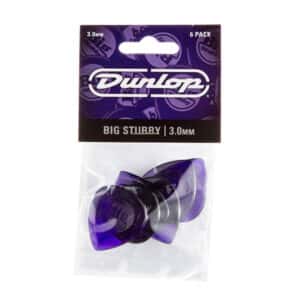 Dunlop Lexan Big Stubby Guitar Picks – Purple – 3