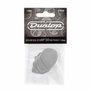 Dunlop Nylon Big Stubby Guitar Picks – Grey – 1