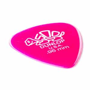 6 x Dunlop Delrin 500 Standard Guitar Picks – Dark Pink – 0