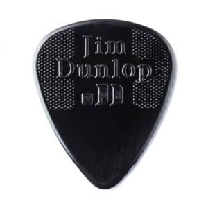 6 x Dunlop Nylon Standard Guitar Picks – Black – 1