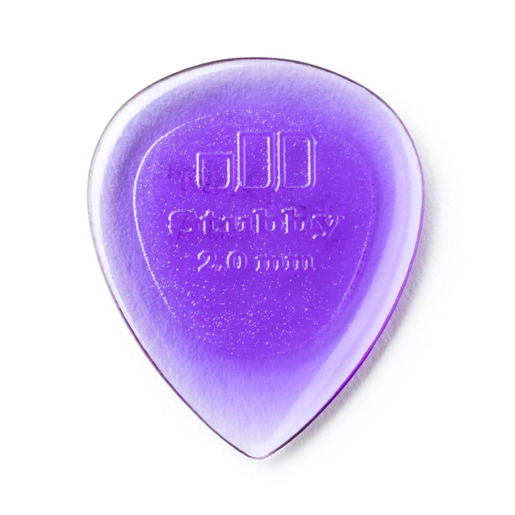 Dunlop Lexan Small Stubby Jazz Guitar Picks – Light Purple – 2