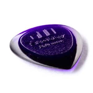 Dunlop Lexan Small Stubby Jazz Guitar Picks – Purple – 3