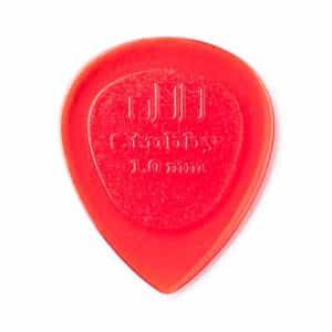 Dunlop Lexan Small Stubby Jazz Guitar Picks - Red - 1.0mm - 6 Pack