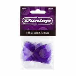 Dunlop Lexan Tri Stubby Guitar Picks – Light Purple – 2