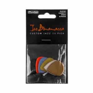 Dunlop - Variety Pack - Guitar Picks - Joe Bonamassa - Custom Jazz III - Assorted Colours - 6 Pack