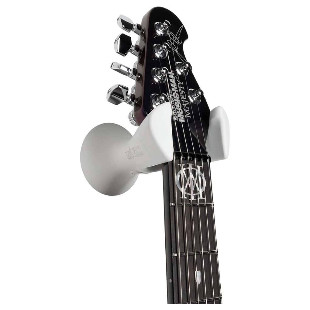 Ernie Ball – Guitar Wall Mount Hanger – Heavy Duty – White – 9620 6