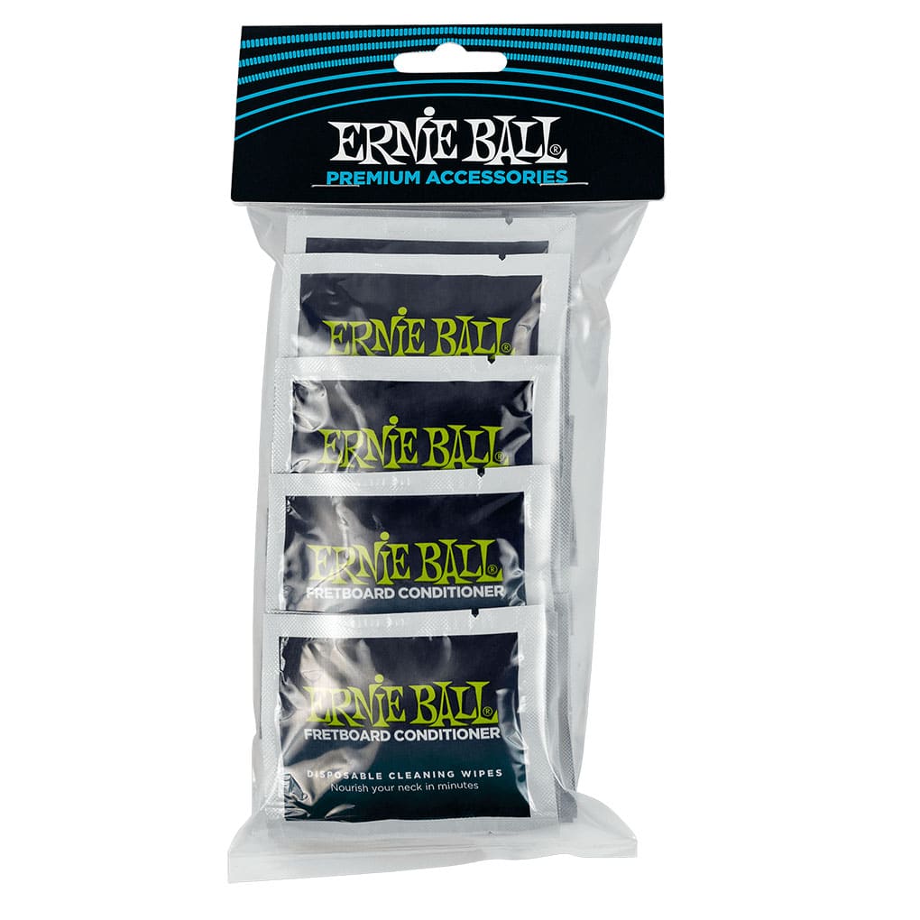 Ernie Ball – Wonder Wipes – Fretboard Conditioner – Pack of 20 – 4247 1