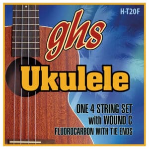 Ukulele Strings - GHS H-T20F - Tenor Fingerstyle Set - Fluorocarbon with Wound C - GCEA High G Tuning