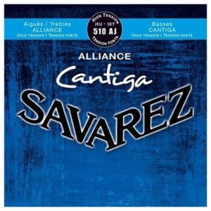 Classical Guitar Strings - Savarez 510AJ - Alliance Cantiga - Fluorocarbon - Silver Plated Copper - High Tension