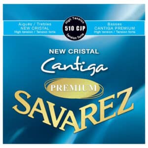 Classical Guitar Strings - Savarez 510CJP - New Cristal Cantiga Premium - Nylon - Silver Plated Copper - High Tension