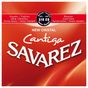 Classical Guitar Strings - Savarez 510CR - New Cristal Cantiga - Nylon - Silver Plated Copper - Normal Tension