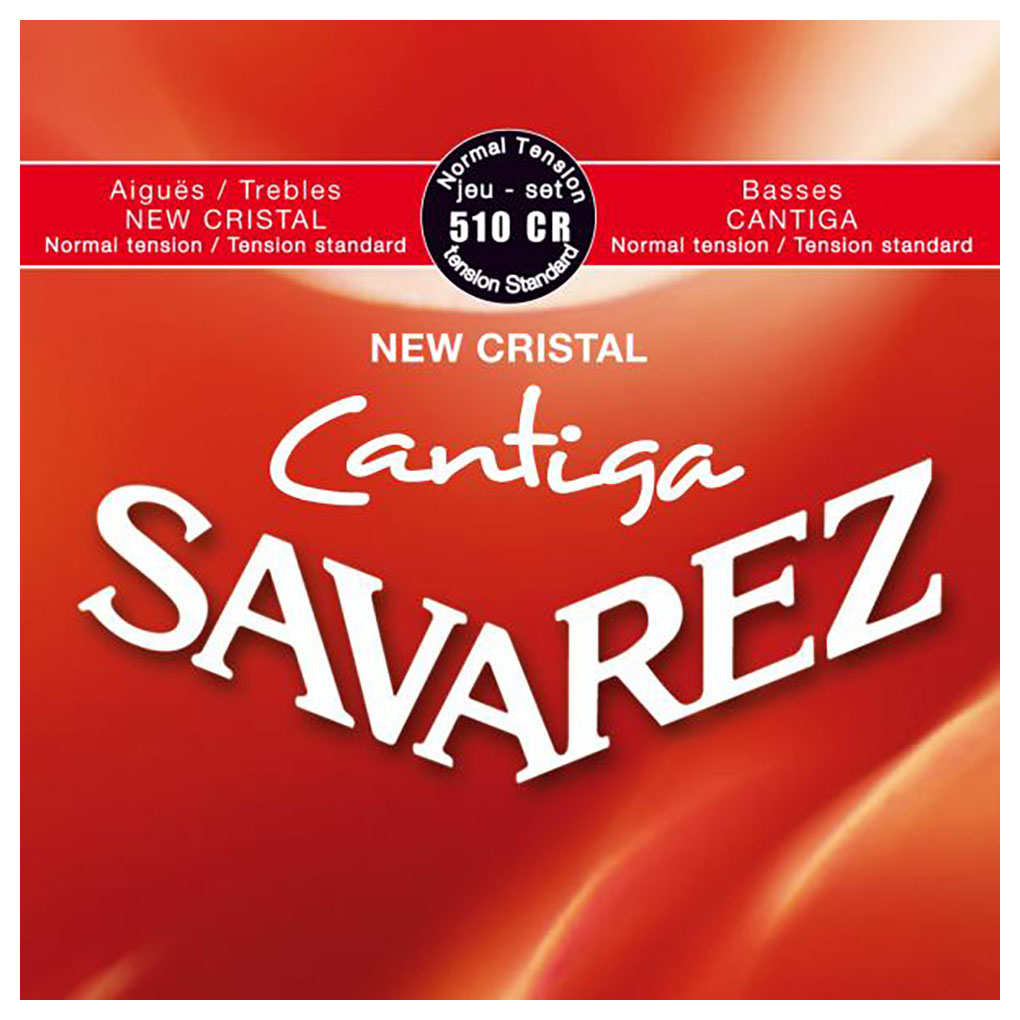 Classical Guitar Strings – Savarez 510CR – New Cristal Cantiga – Nylon – Silver Plated Copper – Normal Tension 1