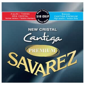 Classical Guitar Strings – Savarez 510CRJP – New Cristal Cantiga Premium – Nylon – Silver Plated Copper – Mixed Tension 1