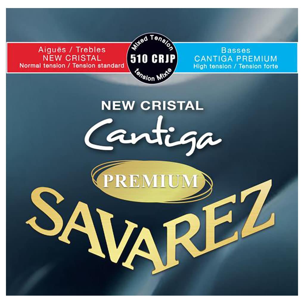 Classical Guitar Strings – Savarez 510CRJP – New Cristal Cantiga Premium – Nylon – Silver Plated Copper – Mixed Tension 1