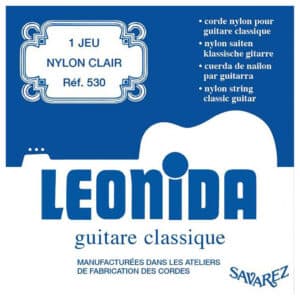 Classical Guitar Strings - Savarez Leonida 530 - Student Set - Nylon - Silver Plated Copper - Normal/Light Tension