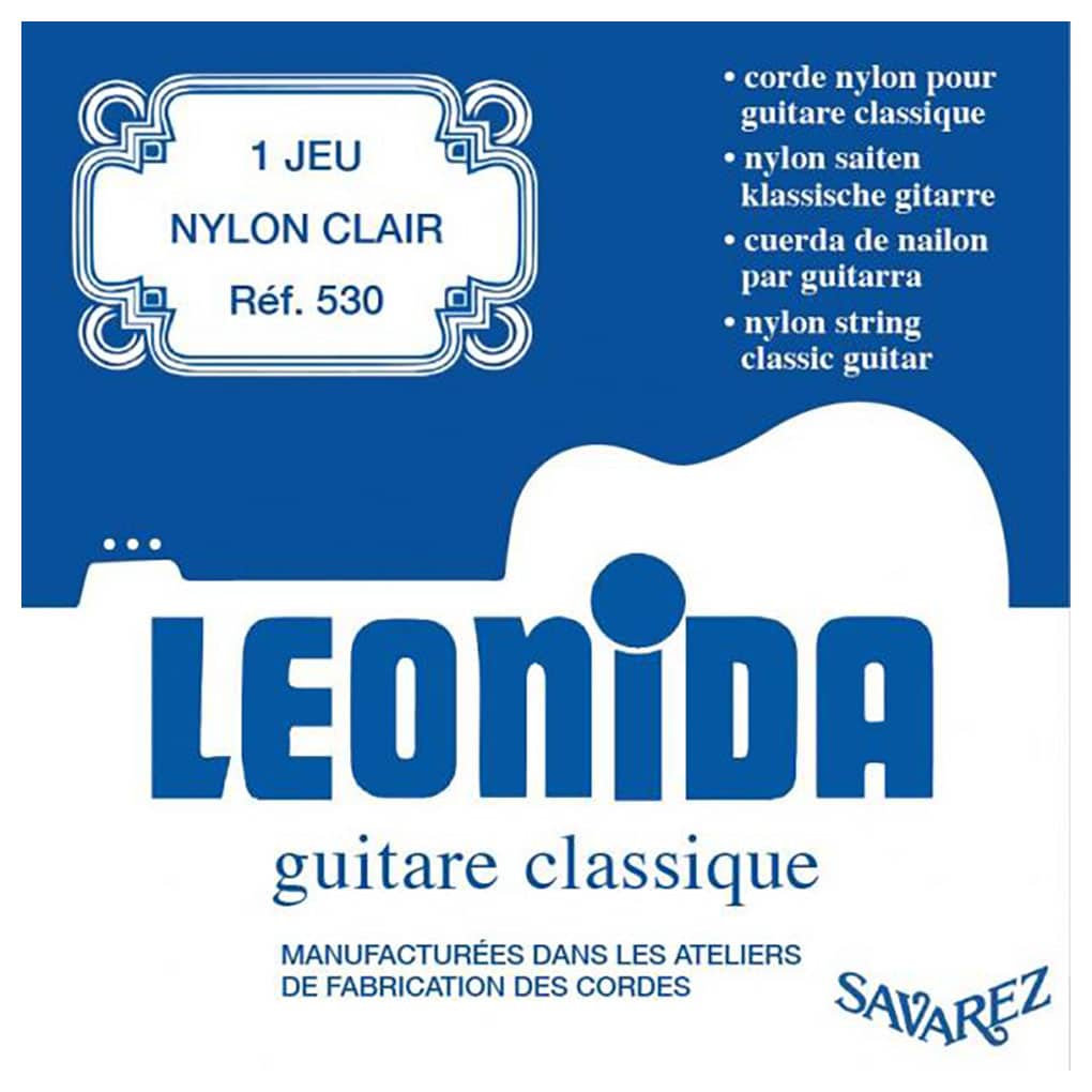 Classical Guitar Strings – Savarez Leonida 530 – Student Set – Nylon – Silver Plated Copper – Normal/Light Tension 1