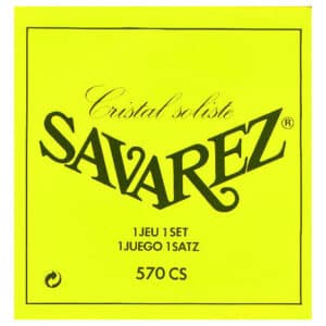 Classical Guitar Strings – Savarez 570CS – Cristal Soliste – Nylon – Silver Plated Copper – High Tension 1