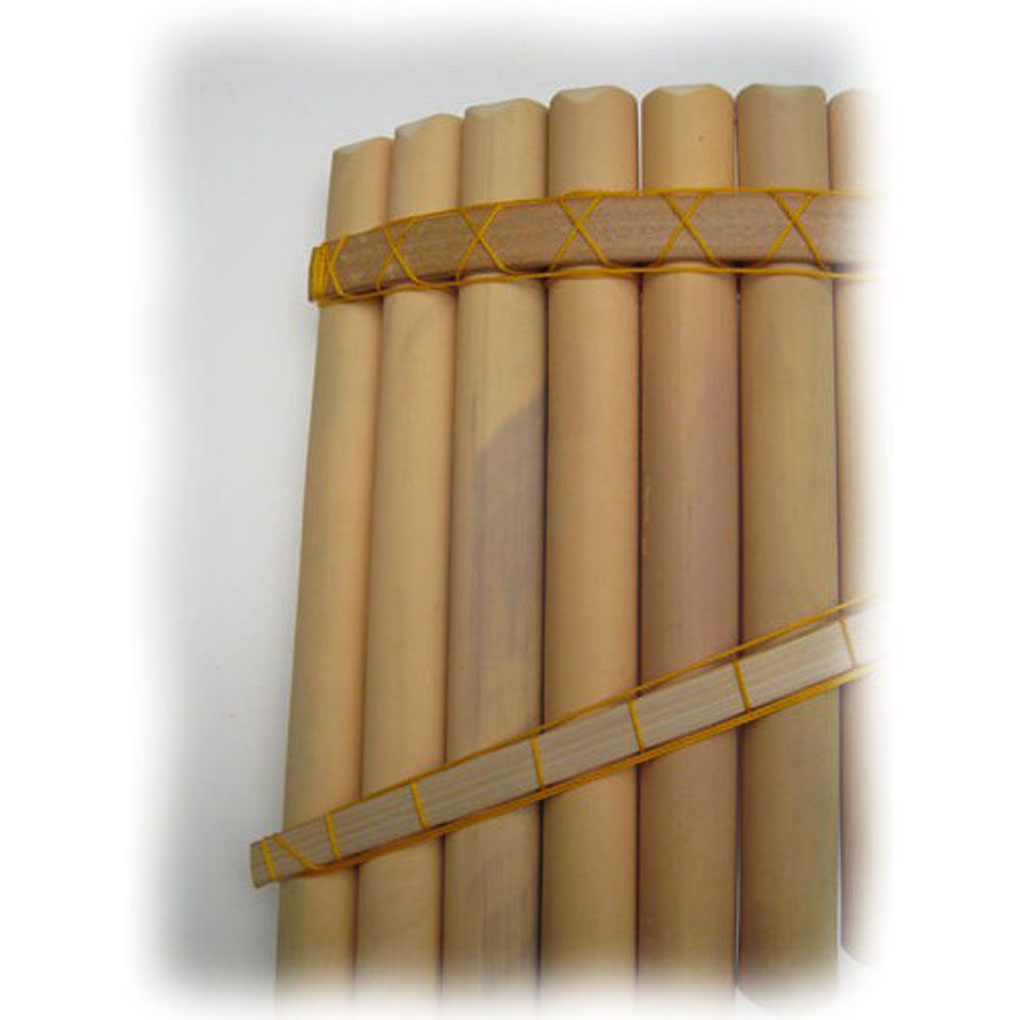 PROFESSIONAL ANDEAN CURVED PANPIPES PANFLUTE + DELUXE CASE HANDMADE 